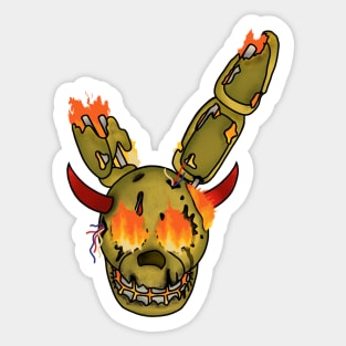 Five Nights at Freddy's FNAF - Burning Devil Sticker